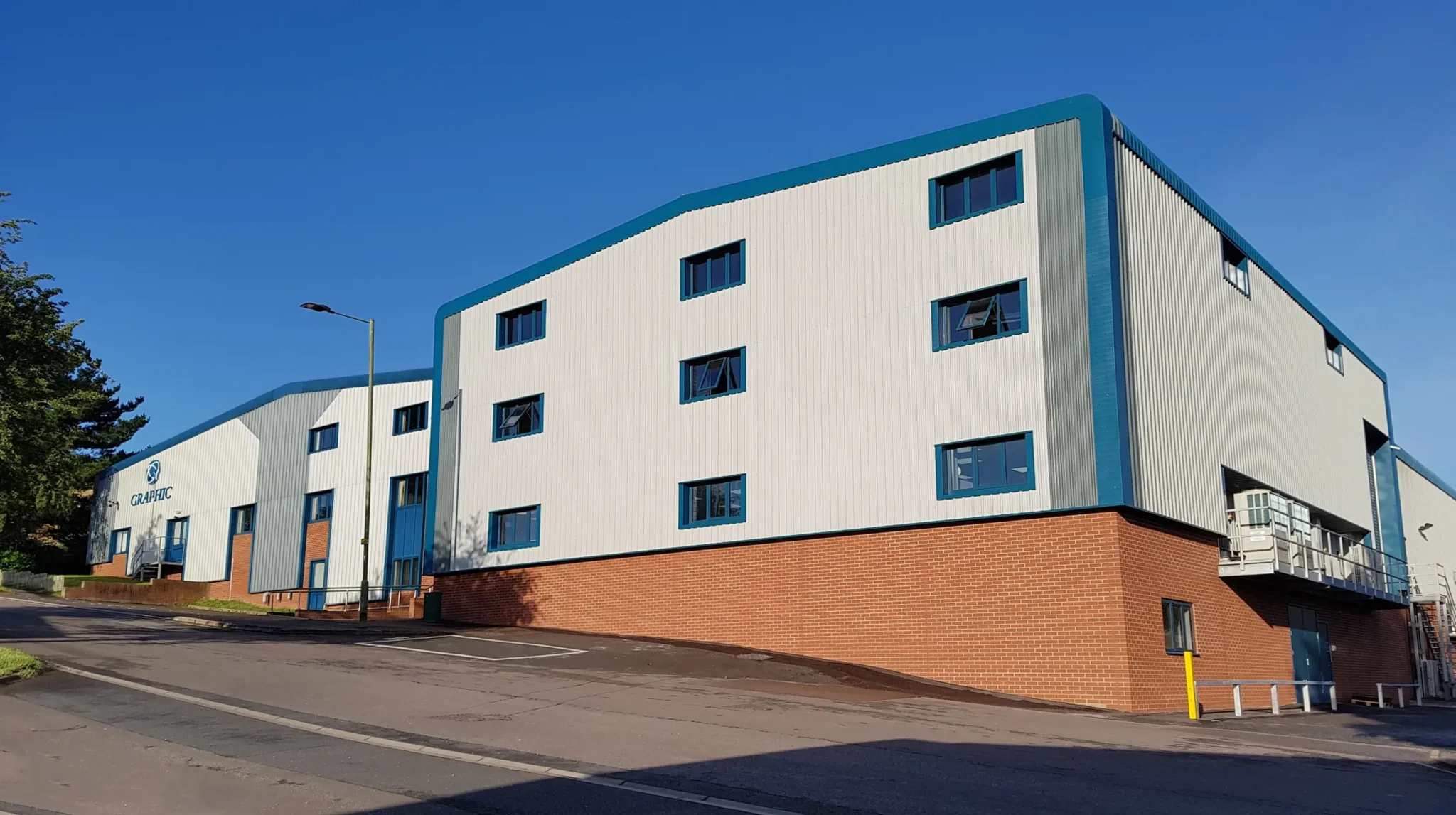 Factory In Crediton showing extension