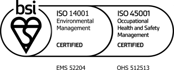 Graphic BSI logos with certs